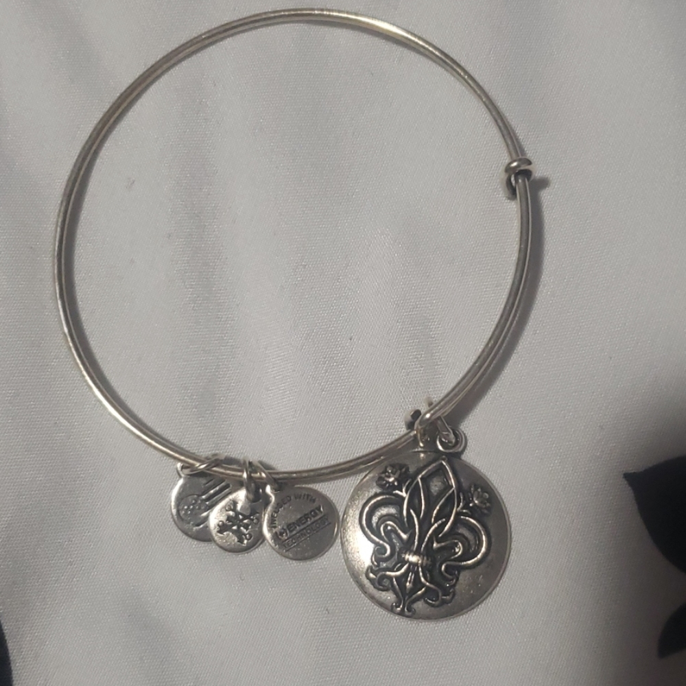 Alex and ani Fleur de Lis bracelet